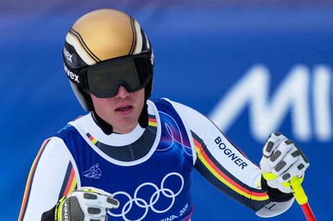 Anton Grammel nach der Abfahrt im Super G in Bormio: Stimmung wie bei einem "normalen Weltcup"