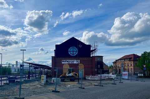 Der Bahnhof von Weißwasser, woher AfD-Chef Tino Chrupalla stammt