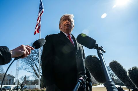 US-Präsident Trump am 13. Februar in Washington