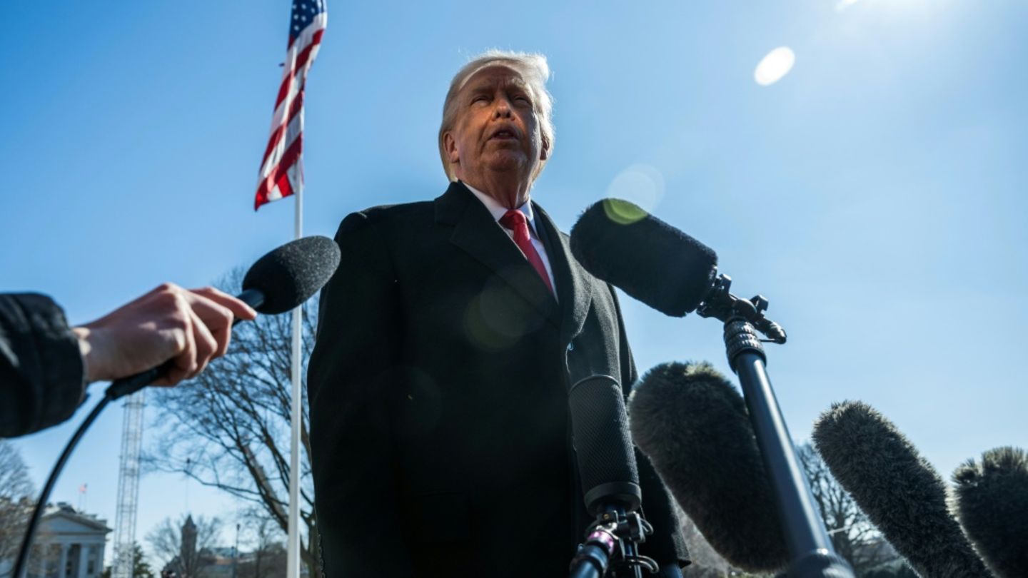 US-Präsident Trump am 13. Februar in Washington