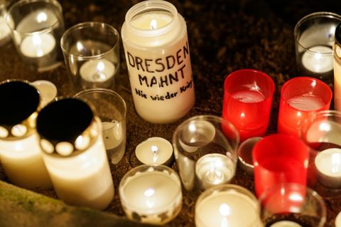 Gedenken in Dresden