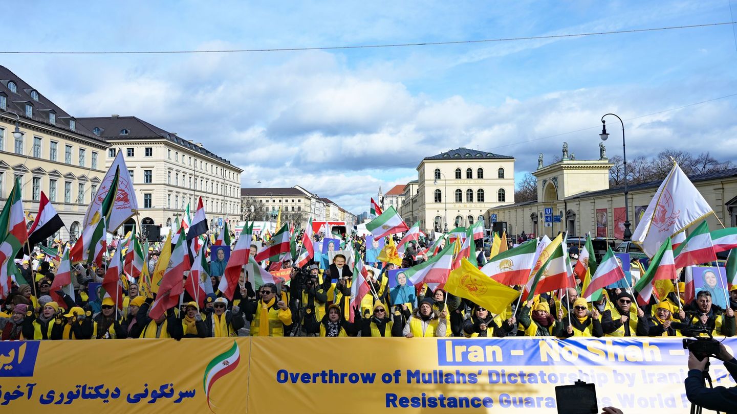 Bereits am Freitag demonstrierten Menschen in der Münchner Innenstadt anlässlich der Münchner Sicherheitskonferenz. Am Samstag s