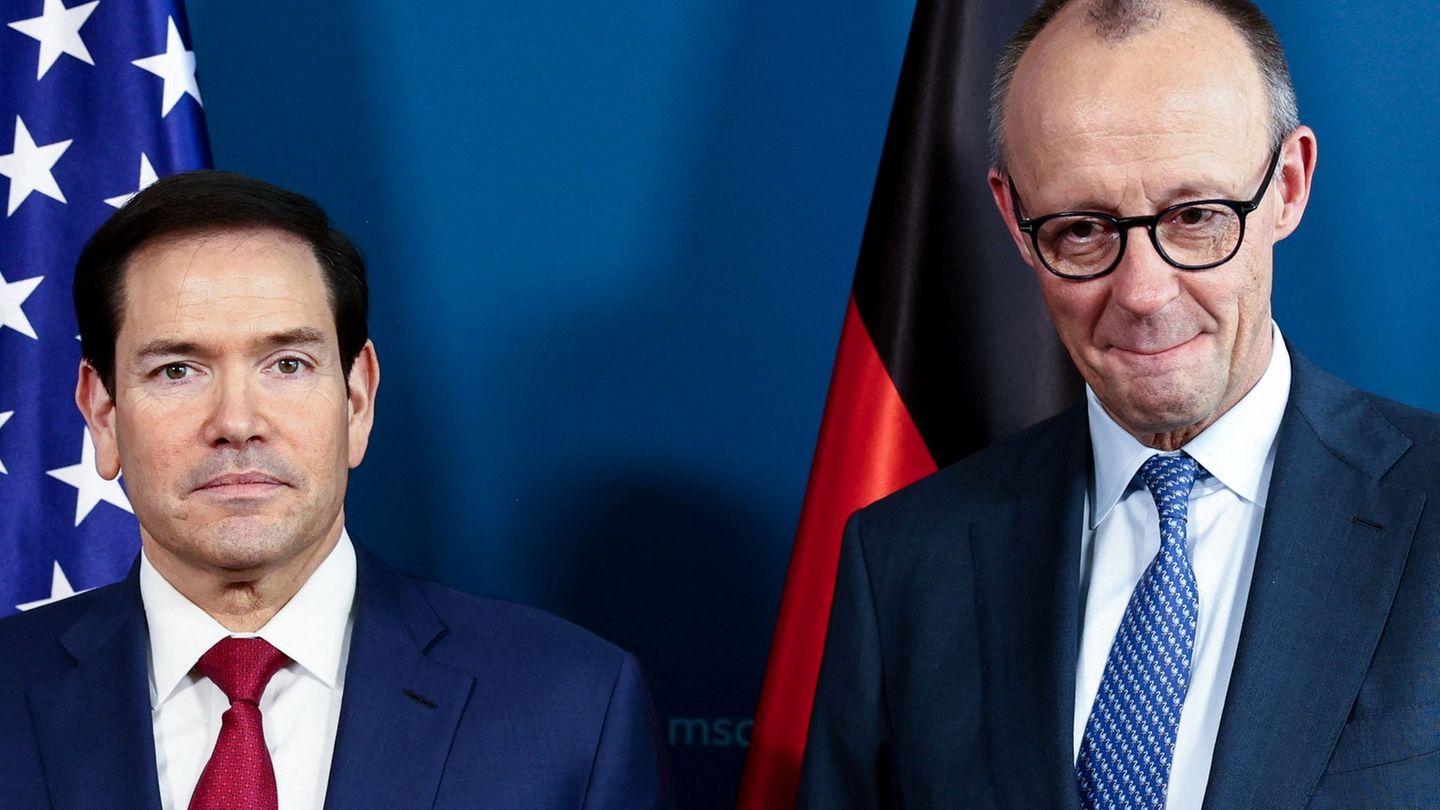 Kanzler Merz hat in München vorgelegt. Jetzt schauen alle auf die Rede von US-Außenminister Rubio. Foto: Liesa Johannssen/Reuter