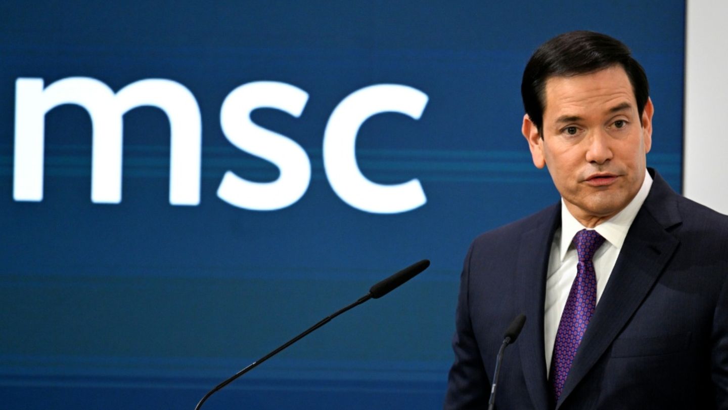 US-Außenminister Rubio bei seiner Rede am Samstag in München