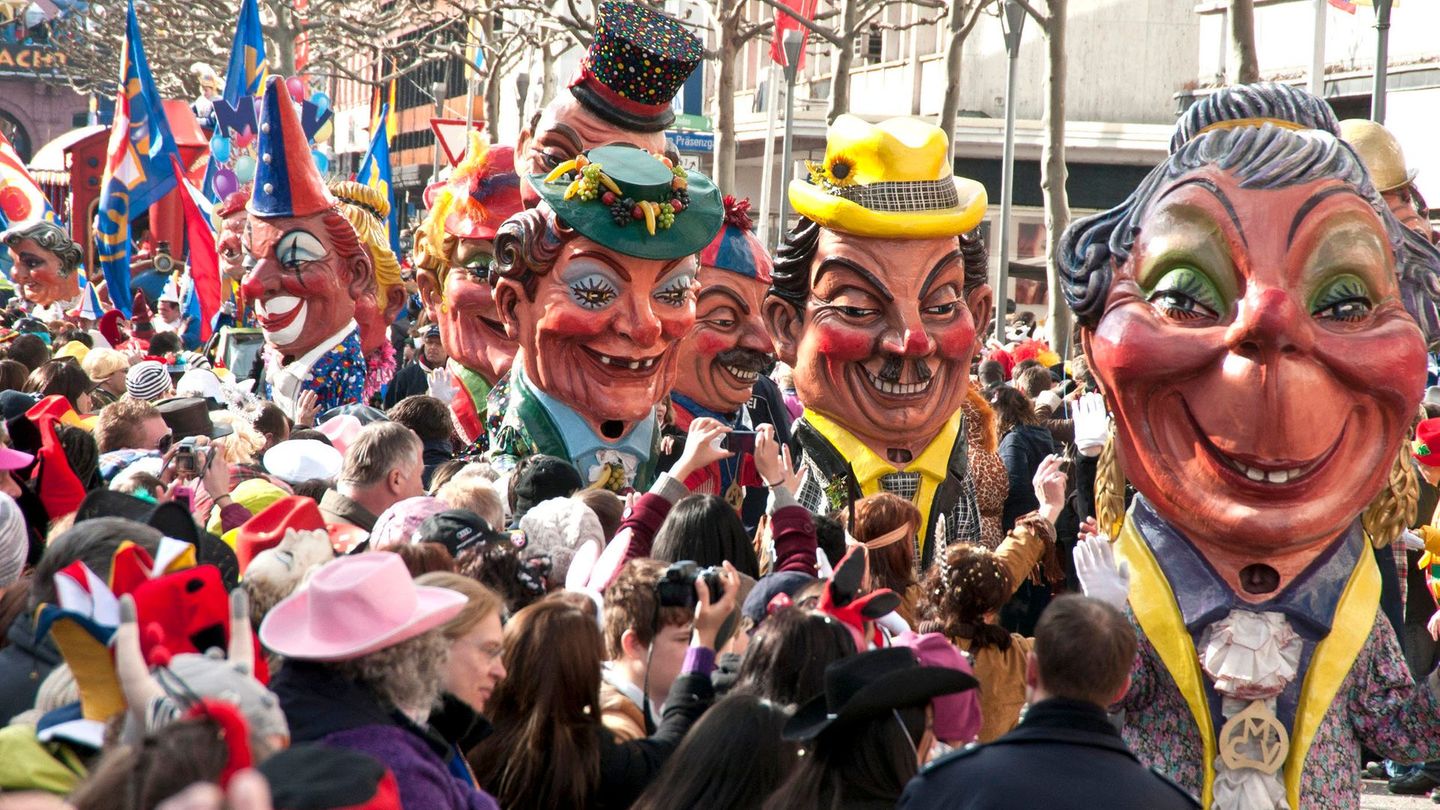 Die typischen "Schwellköppe" dürfen in Mainz nicht fehlen.