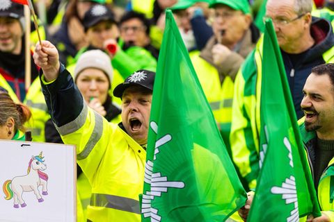 Warnstreik und Tarifstreit