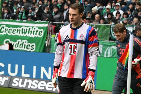 Zur Halbzeit ausgewechselt: Bayern-Torwart Manuel Neuer in Bremen. Foto: Carmen Jaspersen/dpa