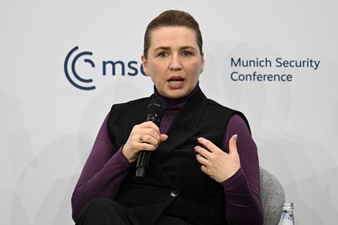 Mette Frederiksen in München