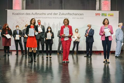 Der Koalitionsvertrag der zweiten Ampel-Regierung entsteht unter dem Eindruck der Corona-Pandemie im Frühjahr 2021. (Archivbild)