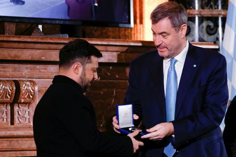 Wolodymyr Selenskyj und Markus Söder