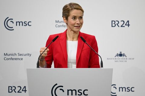 Kallas bei der Münchner Sicherheitskonferenz