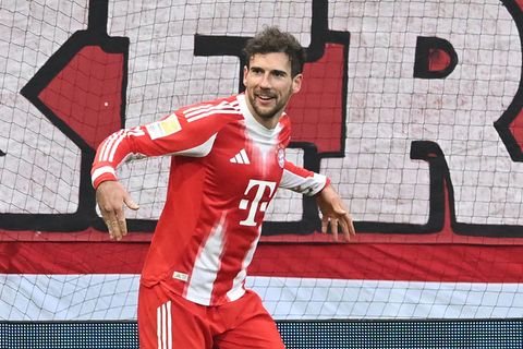 Leon Goretzka nach seinem Tor in Bremen. Foto: Carmen Jaspersen/dpa