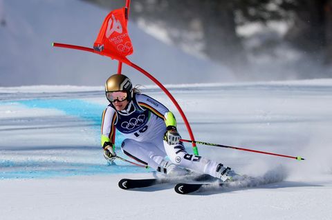 Riesenüberraschung im Riesenslalom: Lena Dürr liegt nach Durchgang eins auf Platz zwei