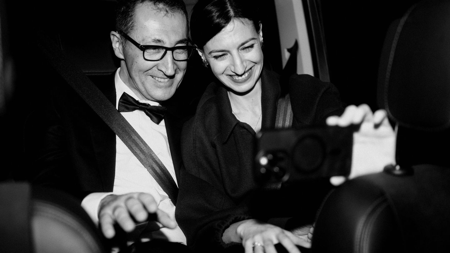 Sind jetzt ein Ehepaar: Grünen-Spitzenkandidat Cem Özdemir und Flavia Zaka. Foto: Alwin Maigler/Team Cem Özdemir /dpa