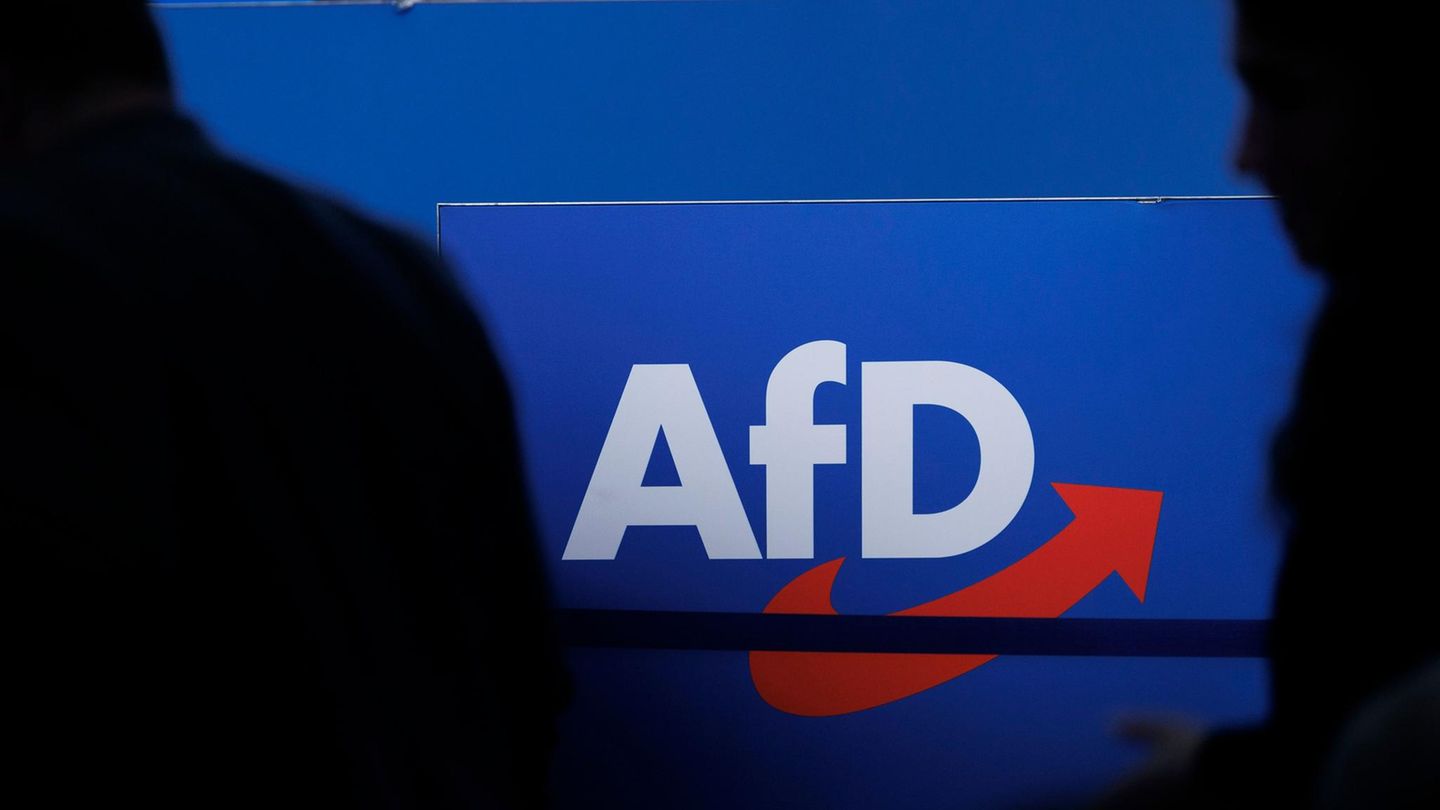 Das Parteilogo der AfD