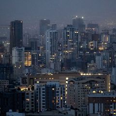 Blick auf das nächtliche Teheran (Symbolbild Iran)