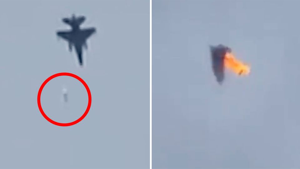 F-16 schießt Millionen-Rakete