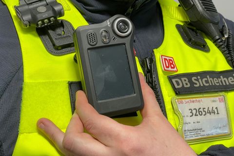 Bodycam eines Bahnmitarbeiters