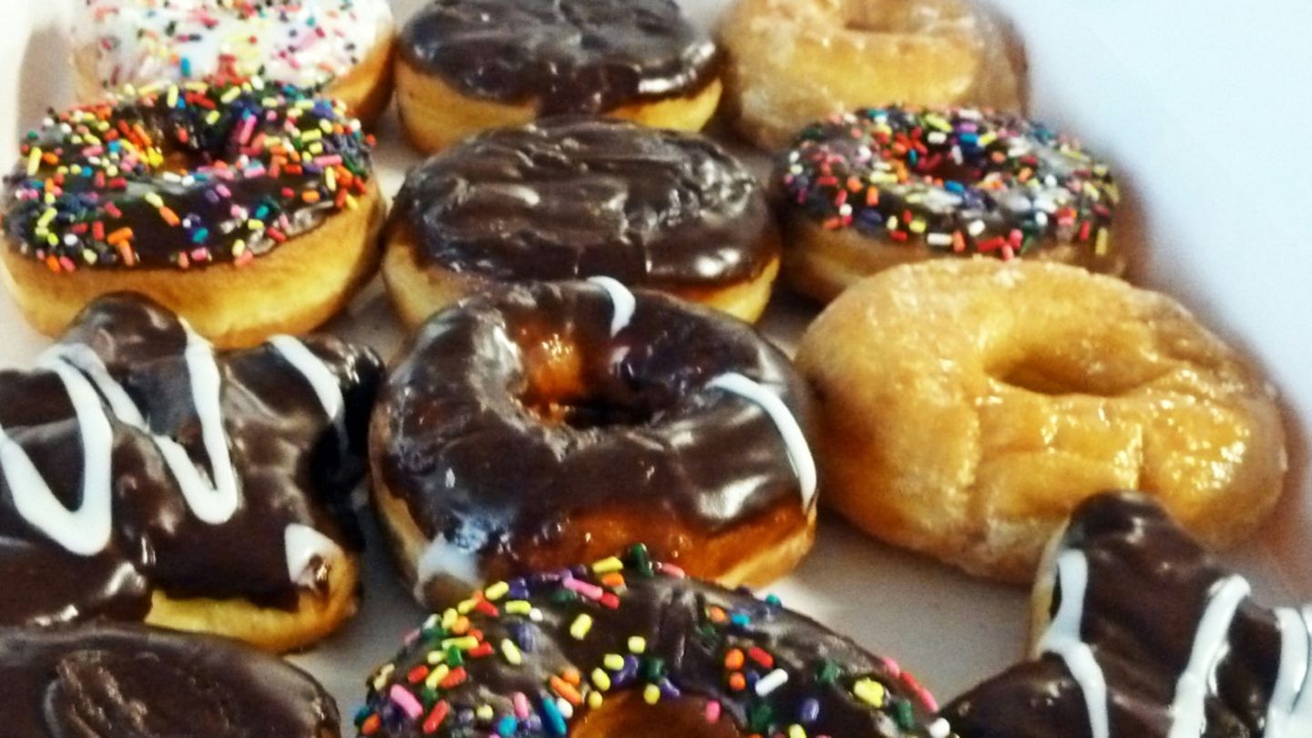 Eine Auswahl von Donuts