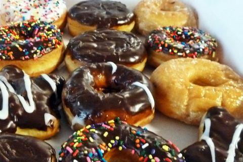 Eine Auswahl von Donuts