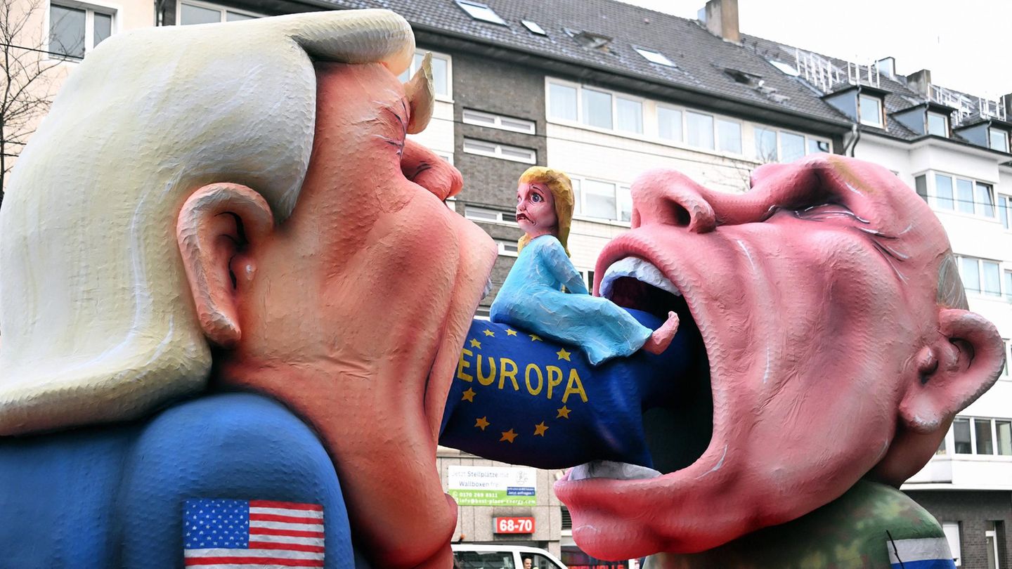 Trump und Putin verleiben sich Europa ein.