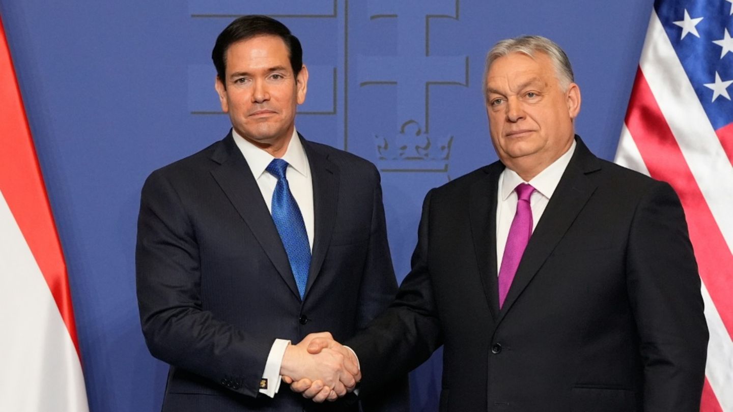 Rubio und Orban (r.)
