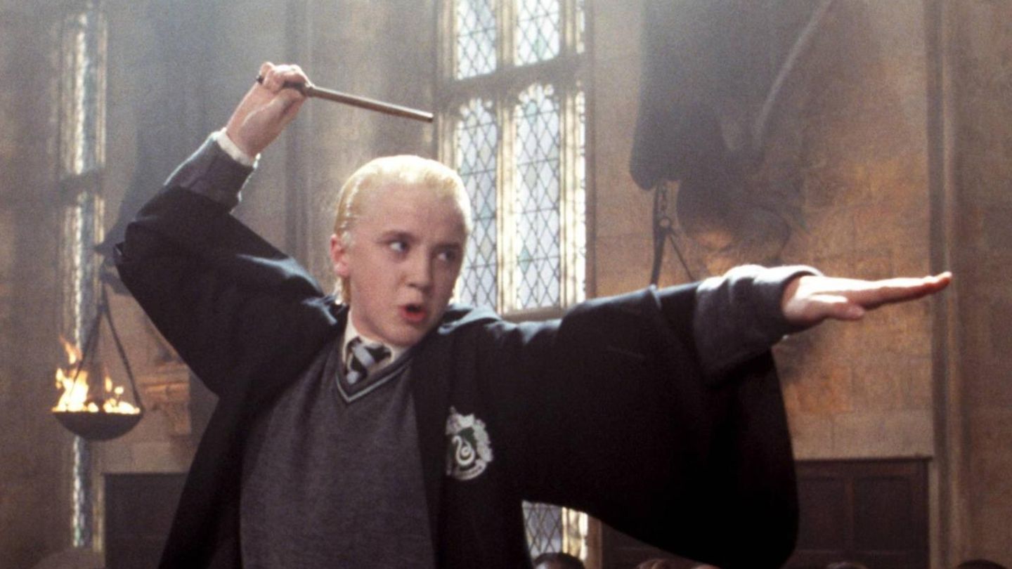 Tom Felton als Draco Malfoy in "Harry Potter und die Kammer des Schreckens" (Archivbild)