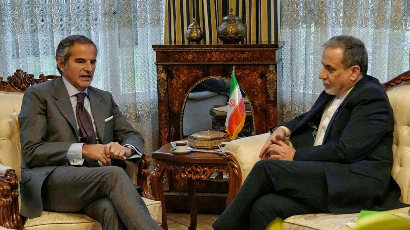 Grossi (l.) und Araghtschi in Genf