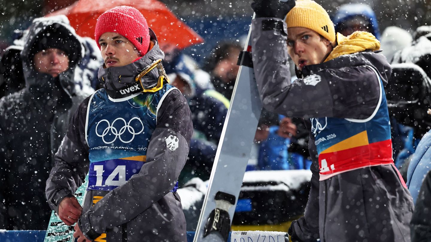 Olympische Winterspiele: Raimund und Wellinger fehlen knapp 17 Zentimeter zu Bronze