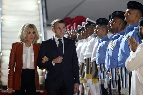 Emmanuel Macron und Brigitte Macron