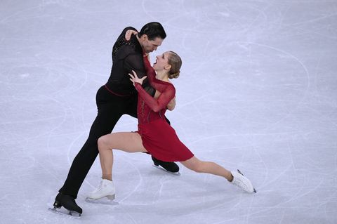 Minerva Hase (r) und Nikita Volodin (l) konnten sich mit einer Medaille belohnen