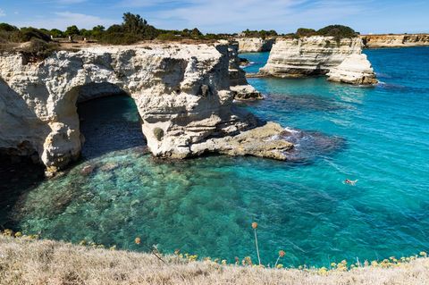 Der "Liebesbogen" im italienischen Salento vor dem Zusammenbruch (Archivbild)
