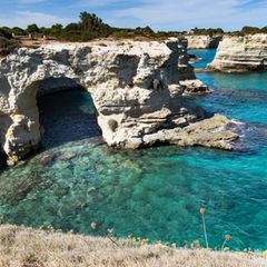 Der "Liebesbogen" im italienischen Salento vor dem Zusammenbruch (Archivbild)
