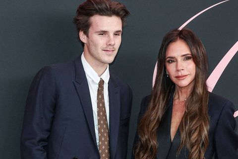 Cruz Beckham, hier 2024 mit Mutter Victoria, ließ sich feiern.