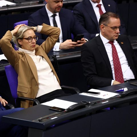 Die AfD-Chefs Alice Weidel und Tino Chrupalla