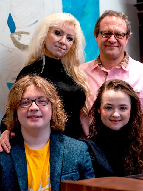 Annette, Christian, Laetitia und Philip: In dieser Familie sind alle hochbegabt.