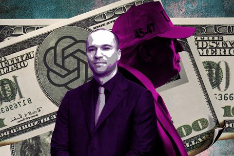 Montage zu Trump und Open AI