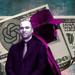 Montage zu Trump und Open AI