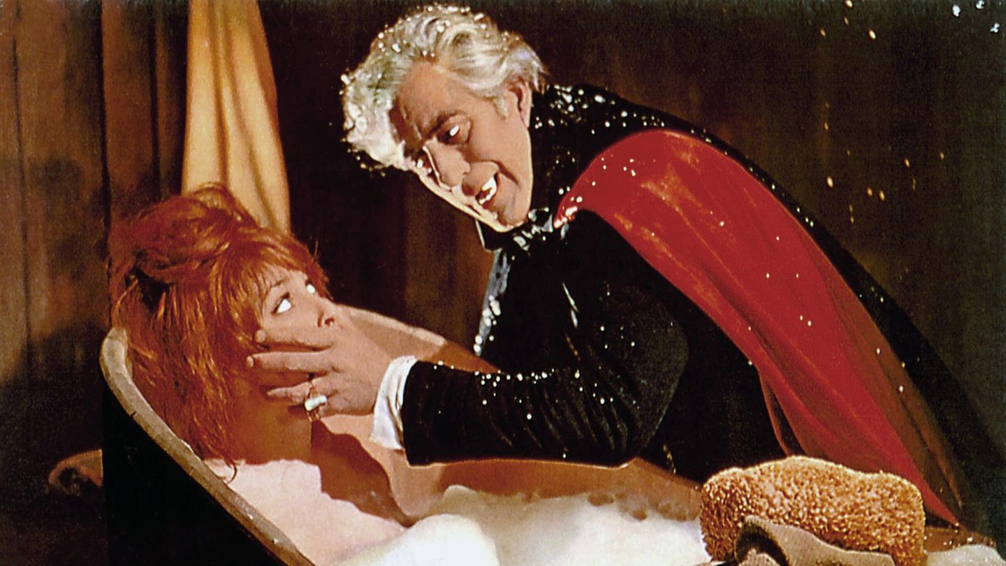 Sharon Tate und Ferdy Mane im „Tanz der Vampire“