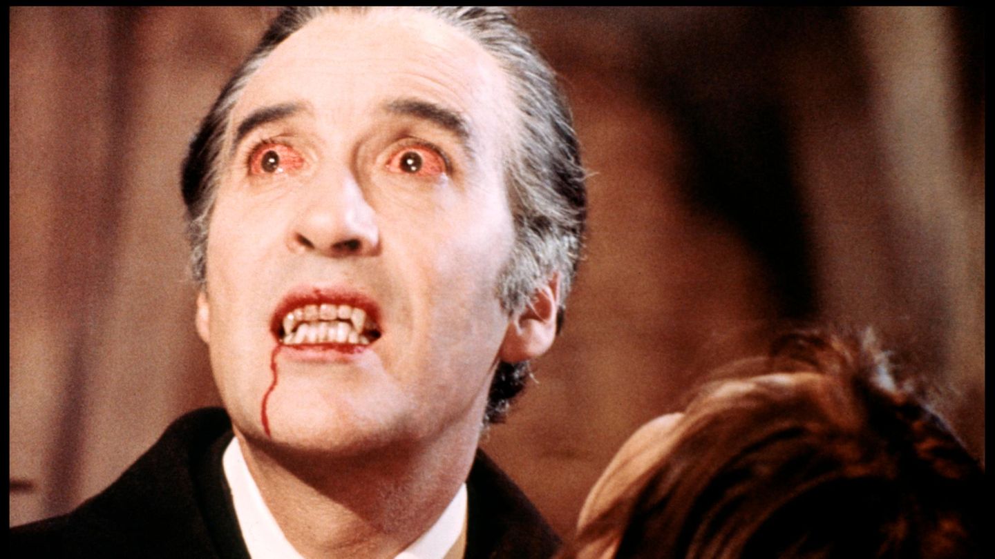 Christopher Lee als Dracula