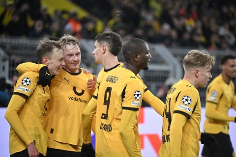 Borussia Dortmund darf auf den Einzug ins Achtelfinale der Champions League hoffen. Foto: Bernd Thissen/dpa