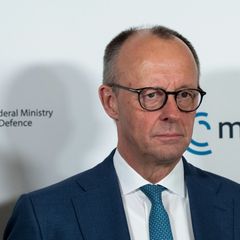 Merz vergangene Woche in München