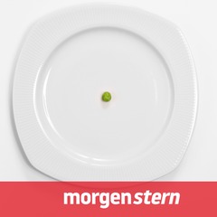 Fastenzeit: Leerer Teller als Symbolbild