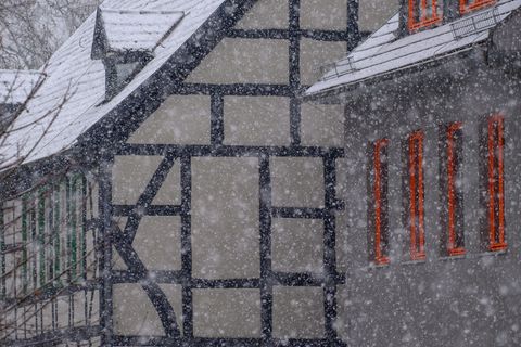 In Sachsen sind bis zu zehn Zentimeter Neuschnee möglich. (Archivbild) Foto: Klaus-Dietmar Gabbert/dpa/ZB