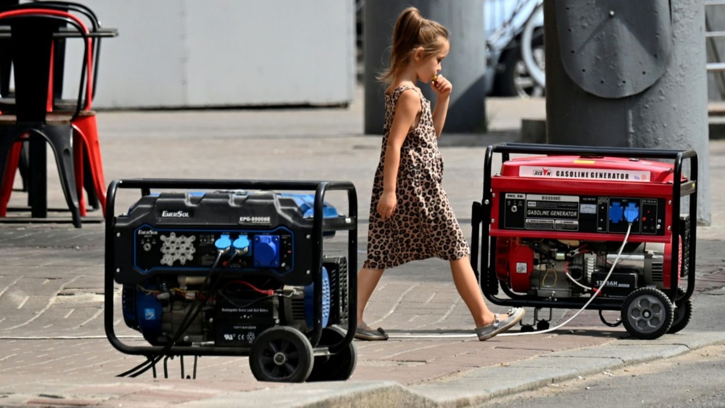 Notstromaggregate in der Ukraine