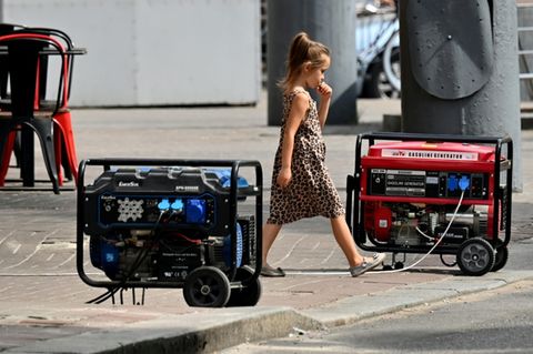 Notstromaggregate in der Ukraine