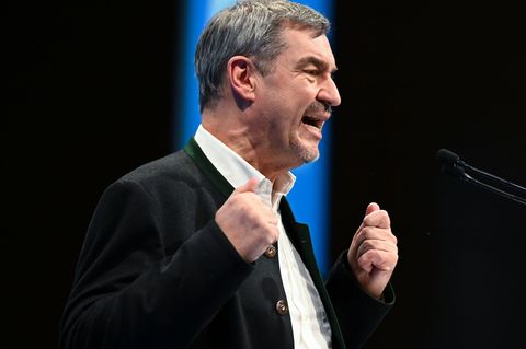 CSU-Chef Söder hält weiter an der Einführung der Wehrpflicht fest. Foto: Sven Hoppe/dpa