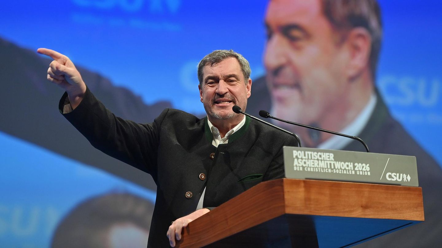 Aschermittwochs-Rede: Söder beleidigt Reichinnek als „sozialistische Tiktok-Tante“