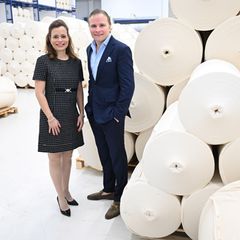 Bonita und Wolfgang Grupp junior leiten gemeinsam die Firma Trigema. (Foto-Archiv) Foto: Bernd Weißbrod/dpa