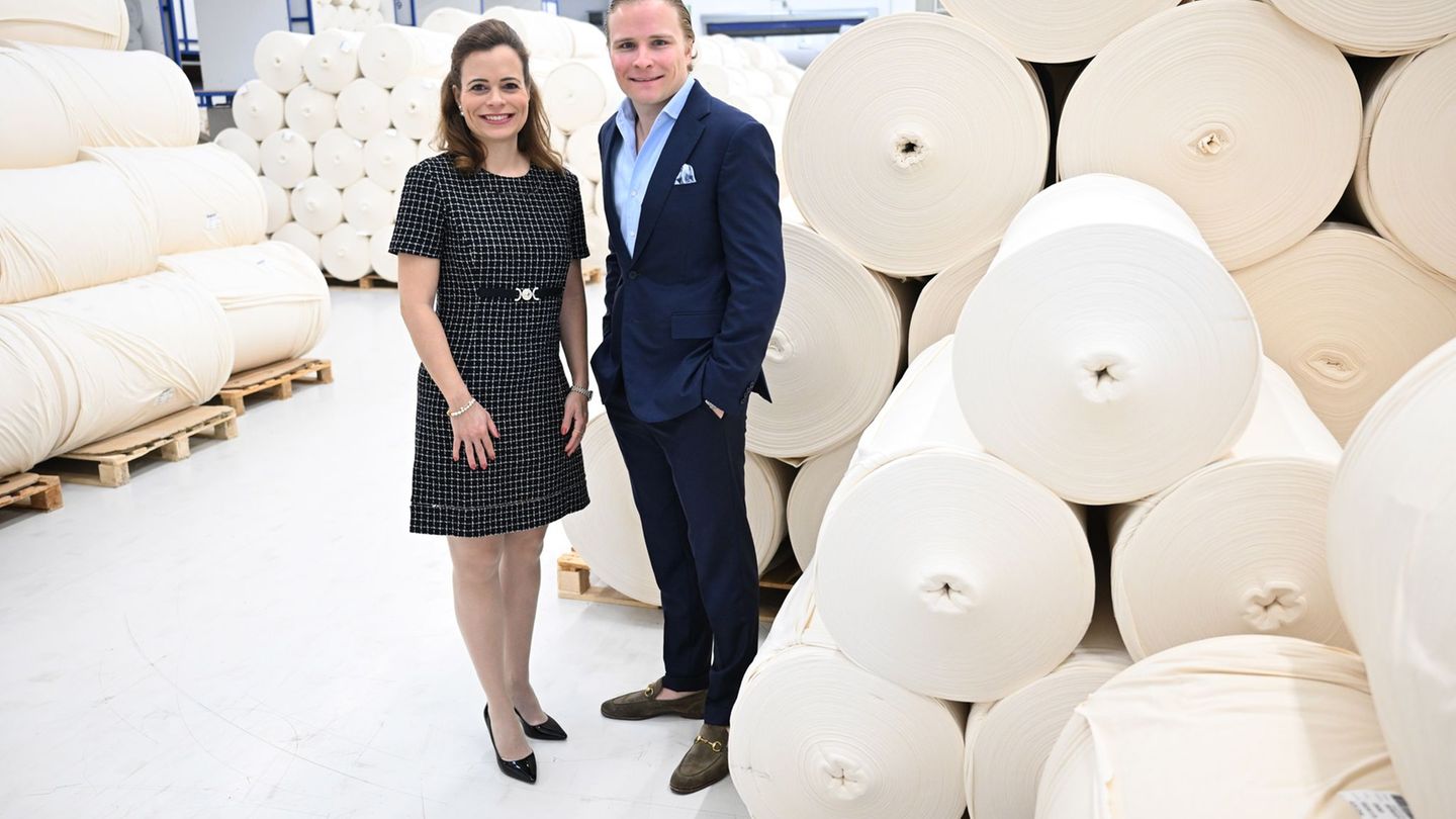 Bonita und Wolfgang Grupp junior leiten gemeinsam die Firma Trigema. (Foto-Archiv) Foto: Bernd Weißbrod/dpa